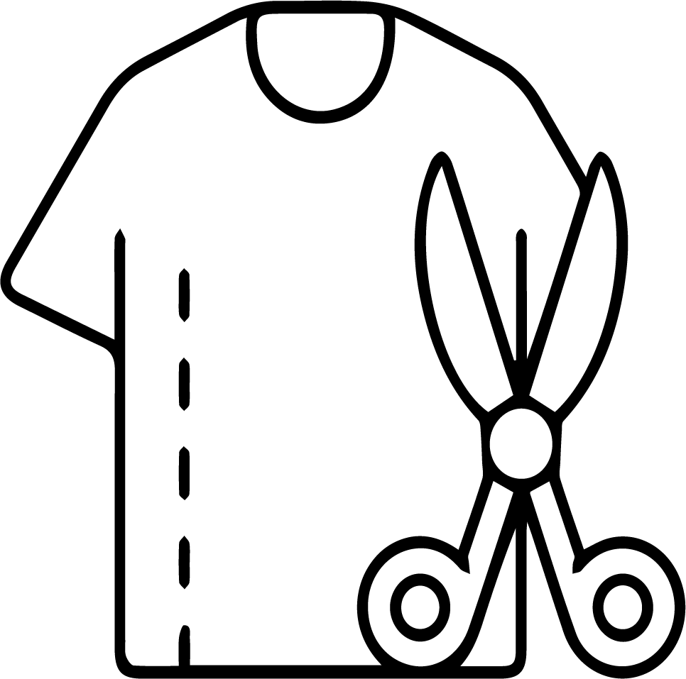 Découpe de Tee-Shirt